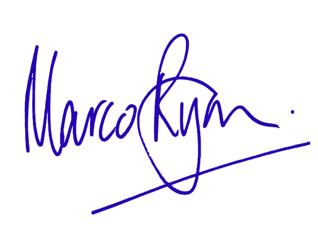 Marco Ryan signature